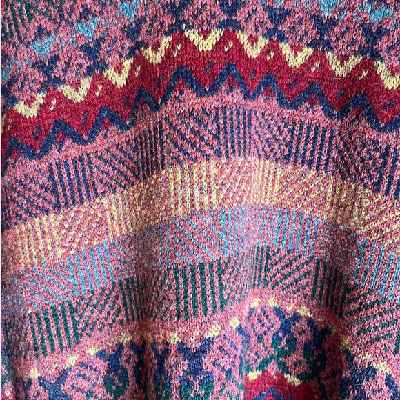 Vintage Clan Royal 100% Wool Crew Neck Pullover Sweater Scotland Men's Large - Picture 7 of 7